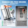 VEVOR Gravity-fed Water Filter System, 2.25G 304 Stainless-Steel Countertop System, Water Filtration System, Reduces Lead and up to 99% of Chlorine