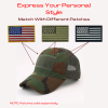 JupiterGear Military-Style Tactical Patch Hat with Adjustable Strap | Breathable and Unisex